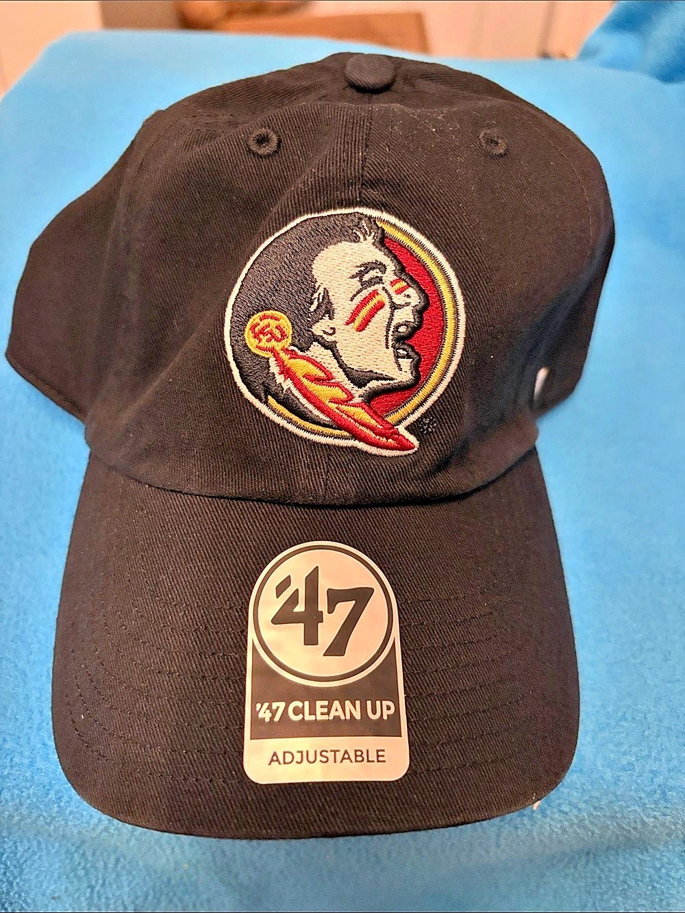47 Florida State Seminoles '47 Clean Up Adjustable Hat Black Adjustable Cap